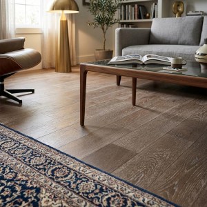 PARQUET PREFINITI - Rovere 1 Strip - Capri - Spazzolato - Piallato a mano-2